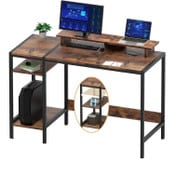 Wholesale - Walnut Desk MDF Mtl Legs 46.5"x19.5"x29" (No UPC, FNSKU Only) C/P 1, UPC: